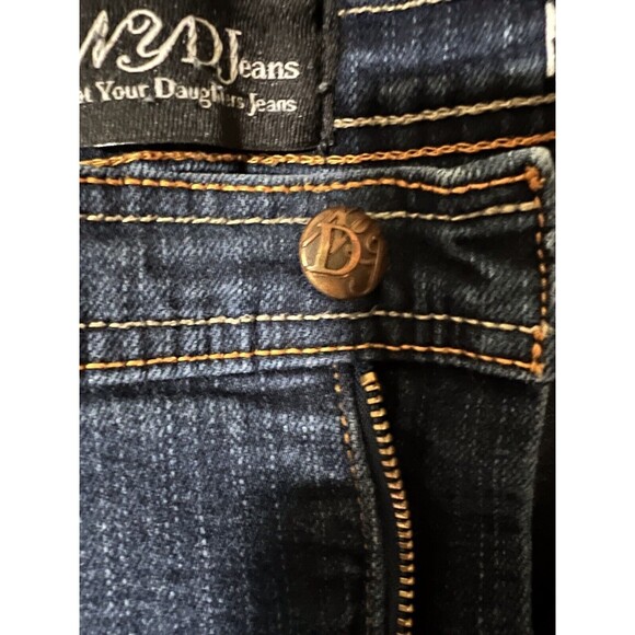 Not Your Daughters Jeans NYDJ  Size 12 Medium Wash Denim Straight Leg - Picture 4 of 12